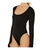 Women's Ellen Long-sleeve Bodysuit - Cream Yoga - 3 of 3