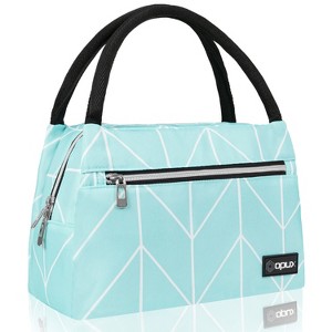 OPUX Lunch Box Women, Insulated Bag Girls School Kids Teen, Cute Small Soft Cooler Tote Adult Work Office, Reusable Medium Purse Pail - 1 of 4