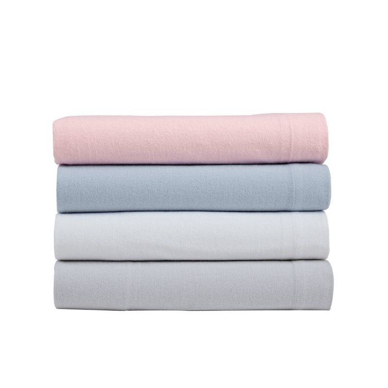 Solid Flannel Sheet Set - Laura Ashley, 4 of 7