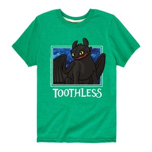 Boys' - How to Train Your Dragon - Toothless Stars Short Sleeve Graphic T-Shirt - 1 of 4