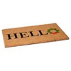 HomeRoots 17" X 29" Brown Black And Green Christmas Outdoor Coir Door Mat - 4 of 4