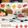 VEVOR Commercial Tomato Slicer, 1/4"+3/8"+3/16" Tomato Cutter Slicer, Stainless Steel Heavy Duty Tomato Slicer Machine, Manual Tomato Slicer - 3 of 4