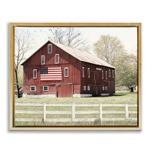 Stupell Industries Patriotic Barn Flag, 21" x 17" - 1 of 4