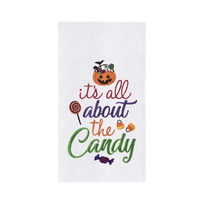 C&F Home All About The Candy Embroidered Flour Sack Dishtowel