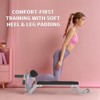 Steel Nordic Brace Fitness Equipment, Hamstring Curling Table, Reverse Hyperextension Machine, Transport Wheels, Home Gym Leg Exercise Machine - 4 of 4