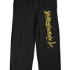 Yellowjackets Title Logo with Bee Men's Black Graphic Sleep Pants - 2 of 4