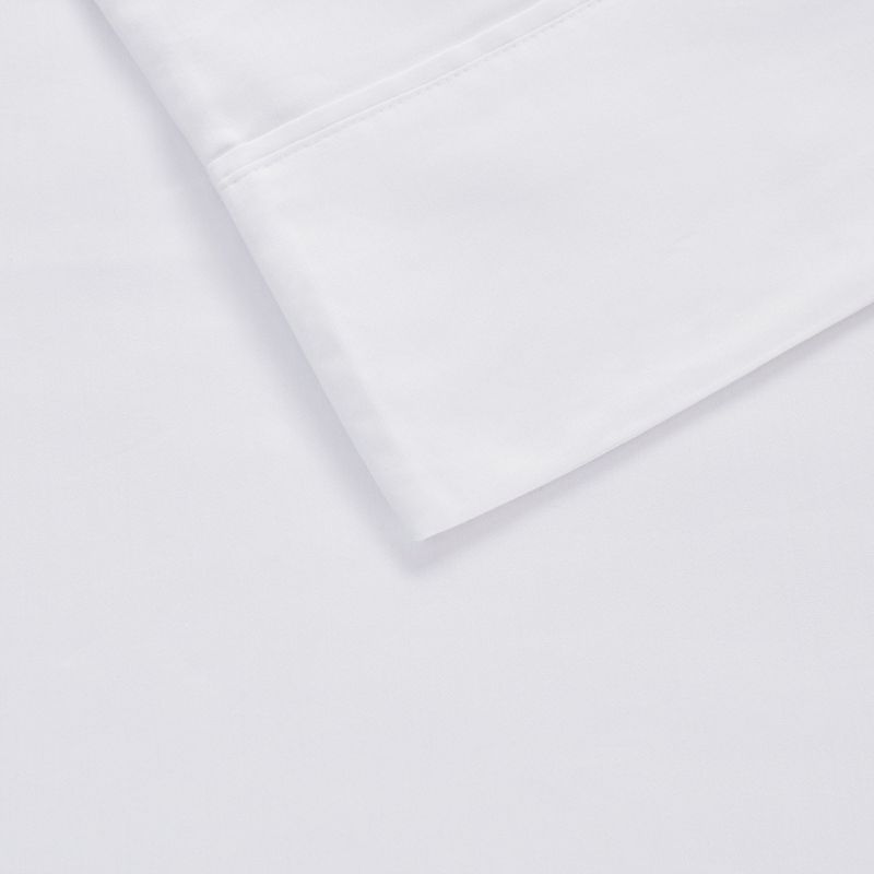 700 Thread Count Solid Cotton Tri-Blend Sateen Weaved Sheet Set, 4 of 7