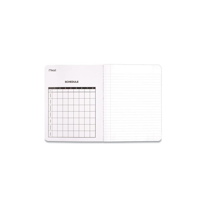 Mead Square Deal Composition Book, 3-Subject, Wide/Legal Rule, Black Cover, (100) 9.75 x 7.5 Sheets, 12/Pack, 3 of 7