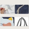 Unique Bargains Reusable Insulated Lunch Box Tote with Large Capacity, Cartoon Pattern for Work Picnic - 4 of 4