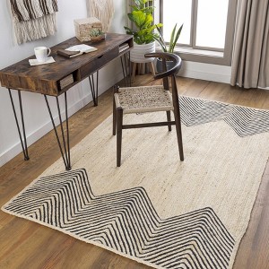 Hauteloom Rectangle Area Rug   Black - 1 of 4