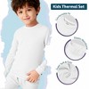 City Threads Boys USA-Made Soft & Cozy Thermal Long Johns 2-Piece Set - Warm Base Layer & Loungewear - 3 of 4