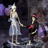 The Lakeside Collection Classic Poseable Skeleton Wedding Couple - 4 of 4