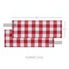 Annie Red Check Runner 12x36 - 2 of 3