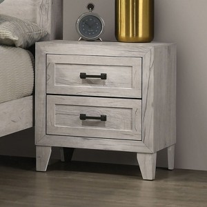 Sapphtopaz Night Stand with Drawers and Handles Wood Nightstand Entryway Table for Bedroom, Living Room - 1 of 4