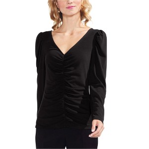 Vince Camuto Womens Shoulder Cinched Pullover Blouse - 1 of 1