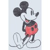 Men's Mickey & Friends Distressed Mickey Mouse Pose Acid Wash T-Shirt - 2 of 4