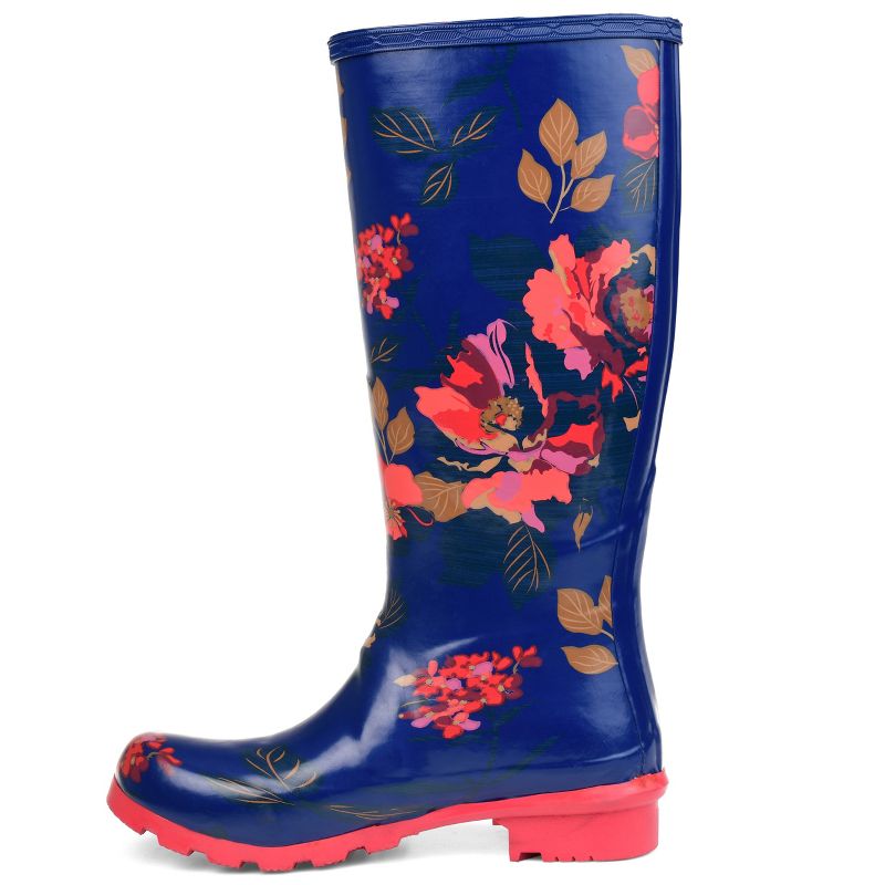 Journee Collection Womens Mist Block Heel Rain Boots, 3 of 11