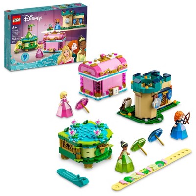 LEGO Disney Princess Aurora, Merida and Tiana Enchanted Creations 43203 Building Set