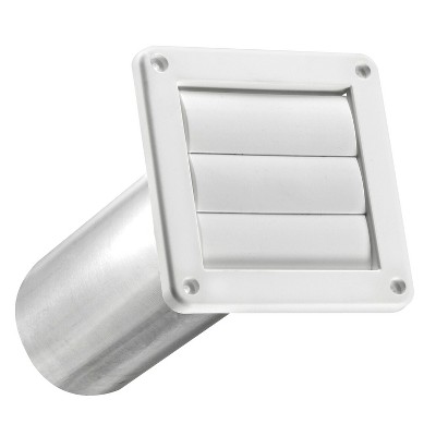 Lambro® 4-In. White Plastic Louvered Vent