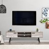 Aurora Duotone TV Bench for TVs up to 80" - CorLiving - 4 of 4