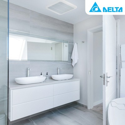 White Energy Star Ceiling Mount Exhaust Fan with Dual Speed
