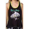 Rick and Morty Womens' TV Series Show Characters Sleep Pajama Set Shorts Black - 3 of 4