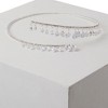 SOHI Women's Silver Crystal Torque Necklace - 4 of 4