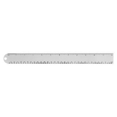 Universal Clear Plastic Ruler Standard/Metric 6 59025