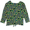 Karen Kane Womens Floral Tie Front Button Down Blouse - 2 of 2