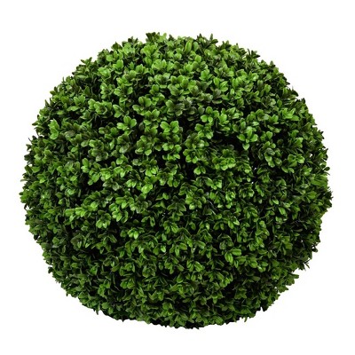 Extra Small Indoor/Outdoor Round Artificial Plant Green - Pottery Pots