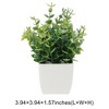 Unique Bargains Artificial Plants Plastic Green 2.76"x2.76"x7.09" 1Pc - 3 of 4