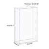 Unique Bargains Acrylic Assembly Dustproof Collectibles Showcase with lid - 2 of 3