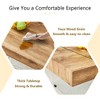 GlasFlength Square Coffee Table, Modern and Stylish Design, Suitable for Living Room, Patio, Bedroom, Brown, 43.3" * 23.6" * 16.5" - 2 of 4