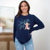 Simply Sage Market Women's Embroidered San Diego Long Sleeve Garment Dyed Tee - image 2 of 3