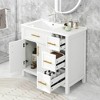 JUJABU 36" Bathroom Vanity with Sink Top, 2 Doors & 3 Drawers - Solid Wood - 3 of 4