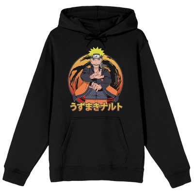 Naruto Shippuden Naruto Uzumaki Men's Black Sweatshirt-large : Target