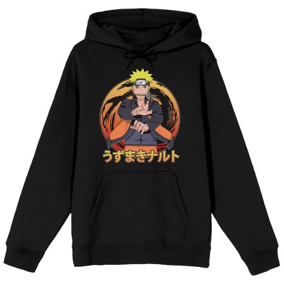 Naruto Shippuden Naruto Uzumaki Men s Black Sweatshirt Target