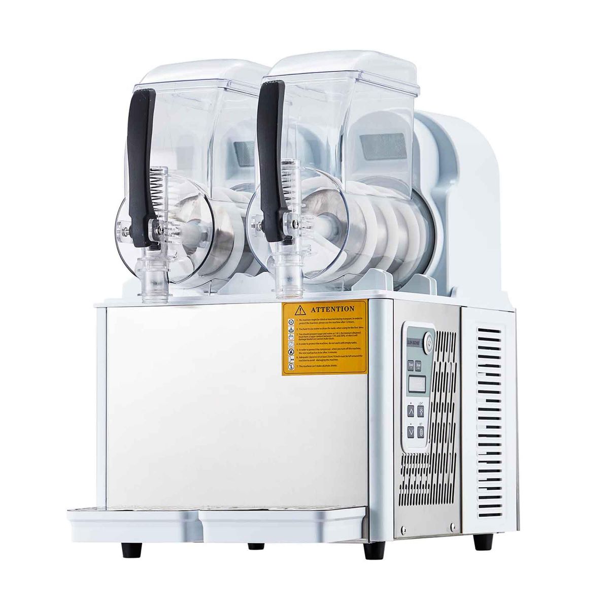 Dual Tank Slushie Machine, Commercial Slush Maker, Self-Cleaning Frozen Drink Machine for Margaritas, Smoothies, Bars, Cafes - thumbnail 10