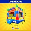 Pogo Bounce House Crossover Kids Inflatable Bounce House, No Blower - 4 of 4