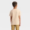 Boys' Short Sleeve Space Bulldog Graphic T-Shirt - Cat & Jack™ Beige - 3 of 4