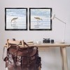 Stupell Industries Seaside Sandpiper Birds Black Framed Floater Canvas Wall Art - 2 of 4