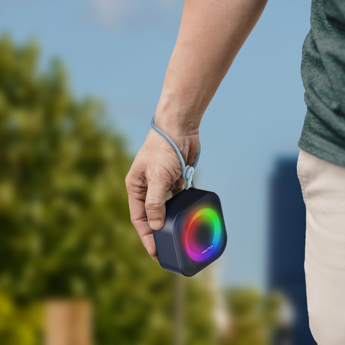 Nautica SP400 True Wireless Outdoor Speaker, IPX5 Waterproof Bluetooth Speaker with 2-Hour Quick Charge & 45-Day Standby - thumbnail 8