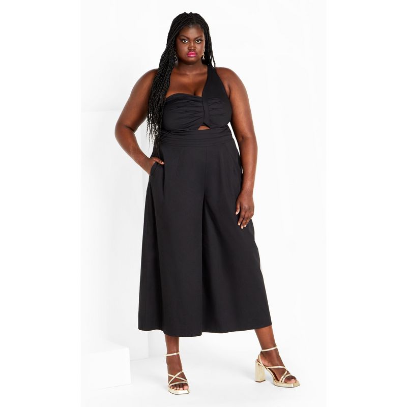 Women's Plus Size Rebecca Jumpsuit - black | CITY CHIC, 2 of 6