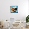 Stupell Industries Dog Chef Pizza Bite Portrait Black Framed Giclee Art - 2 of 4