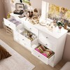 FUFU&GAGA White 12 Drawer Horizontal Dresser Bedroom Chest of Drawers - 3 of 4