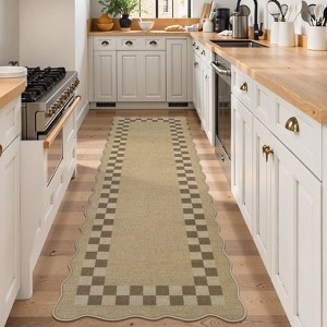Lahome Diamond Double Frame Diagonal Faux Jute Rectangular Indoor Outdoor Area Rug - 1 of 4