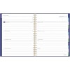 Badge Geo Weekly/Monthly Planner, 11 x 9.25, Purple/Gold Cover, 13-Month (Jan to Jan): 2025 to 2026 - 3 of 4