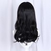 Unique Bargains Women's Curly Wigs 22" Black with Wig Cap Medium Long Hair - image 4 of 4