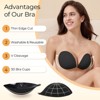 Falorda 2025 Upgraded Magnetic Clasp Adhesive Strapless Bra Seamless Sticky Invisible Push up Bras for Women Backless Dress - 2 of 4