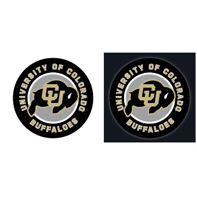 Evergreen Ultra-Thin Edgelight LED Wall Decor, Round, University of Colorado- 23 x 23 Inches Made In USA